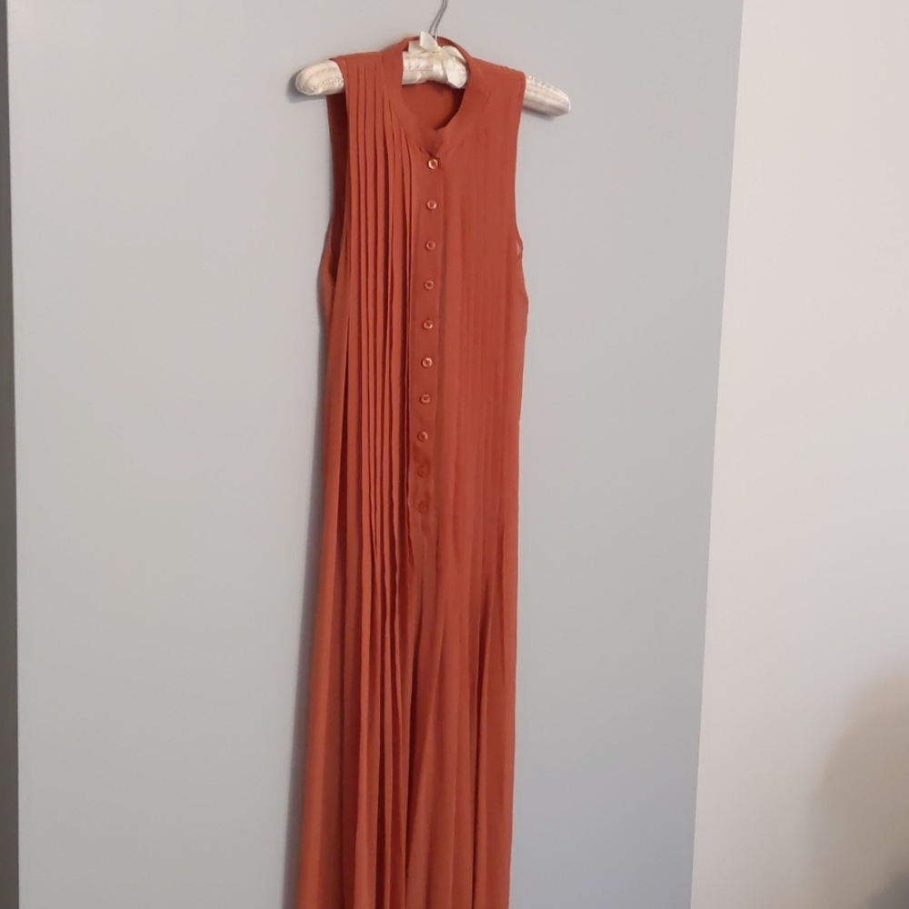Free People Rust Jumpsuit